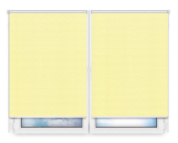 Рулонные шторы Мини Тэффи-желтый цена. Купить в «Мастерская Жалюзи»